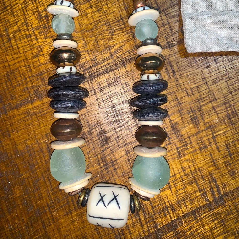 Twine & Twig beaded Boho necklace